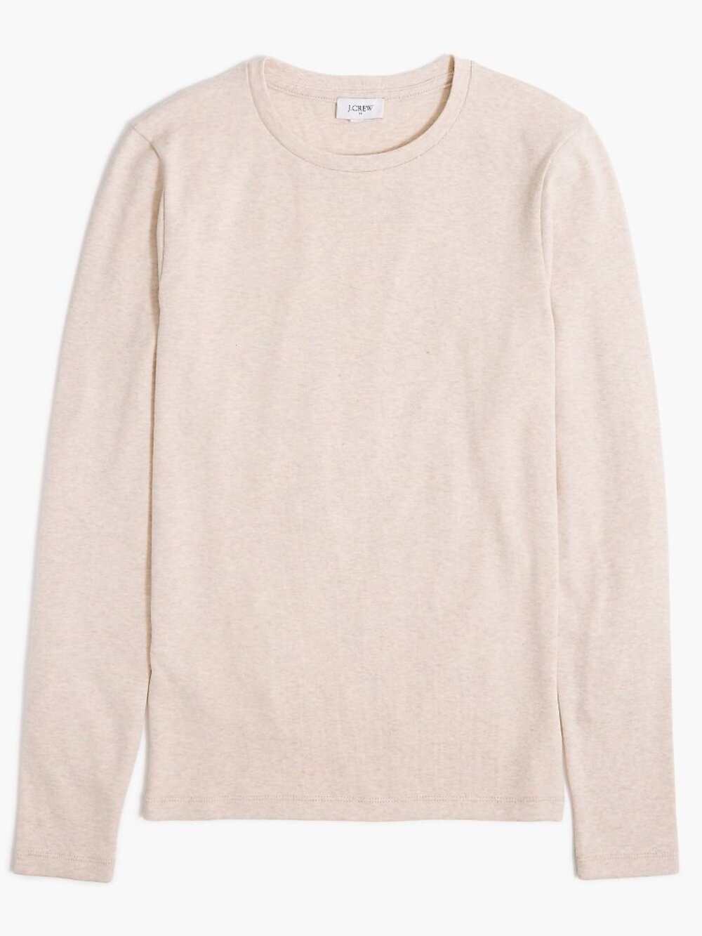 J. Crew Factory Long-sleeve Everyday Tee • Heather Oatmeal • Medium • NWT!